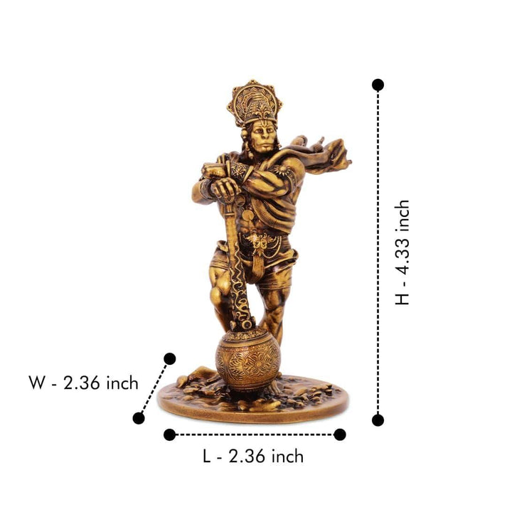 Bahubali Hanuman Murti Statue for Desk & Gift