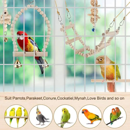 Bird Parrot Swing Toys